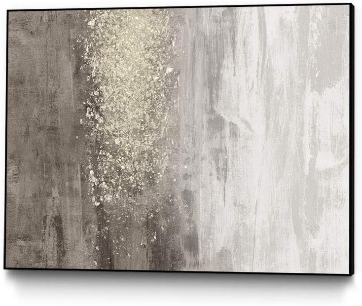 Giant Art Glitter Rain II Ready-to-Hang Canvas Wall Art, 16 x 20, Metallics