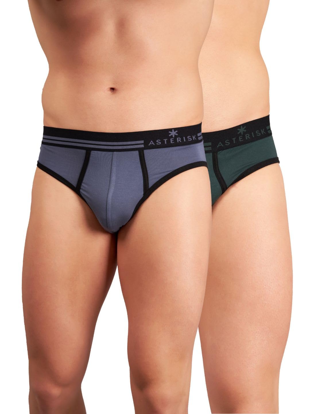 asterisk Men's Luxury Micro Modal Solid Briefs - Pack of 2: Soft, Breathable, and Stylish Underwear-picture-20
