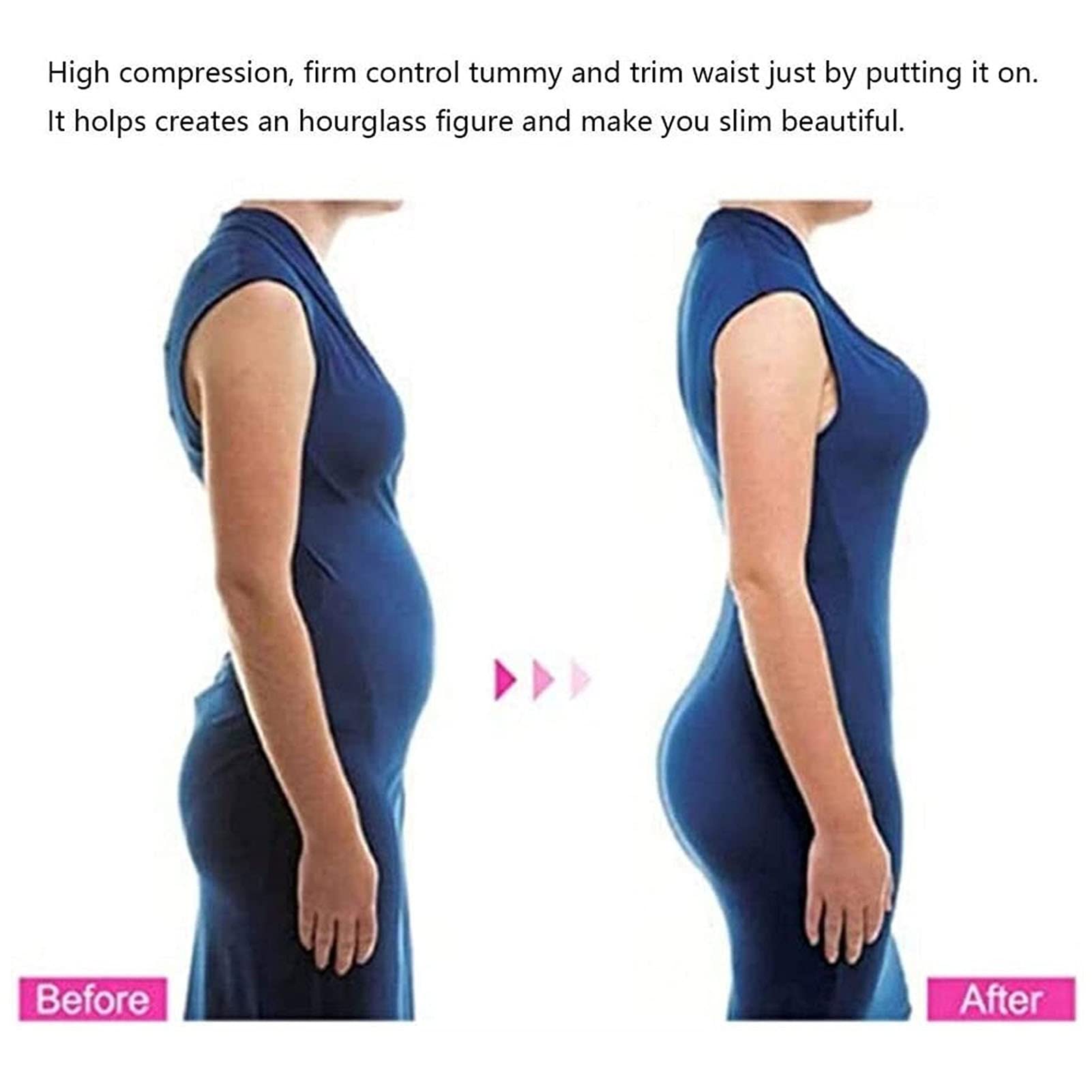 TTDGYYXW Body Invisible para Mujer con Faja volcánica de Busto Abierto, sin Costuras, Cuerpo Completo, Entrepierna Abierta, más Delgado