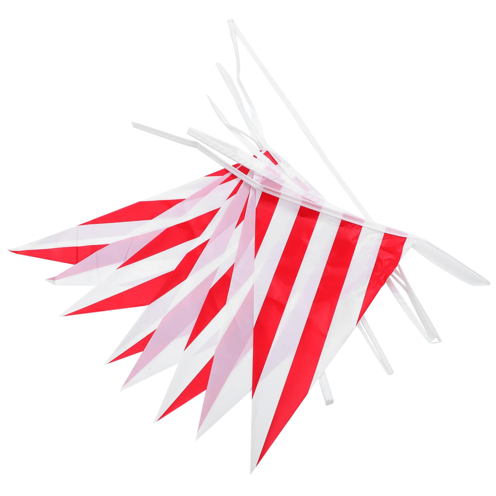 TOYANDONA 4juegos Banderín De Fiesta Diseño De Triángulos Rojos y Decoración Para Cumpleaños y Eventos Temáticos Paneles De Metros De Longitud Para Celebrar Ocasiones