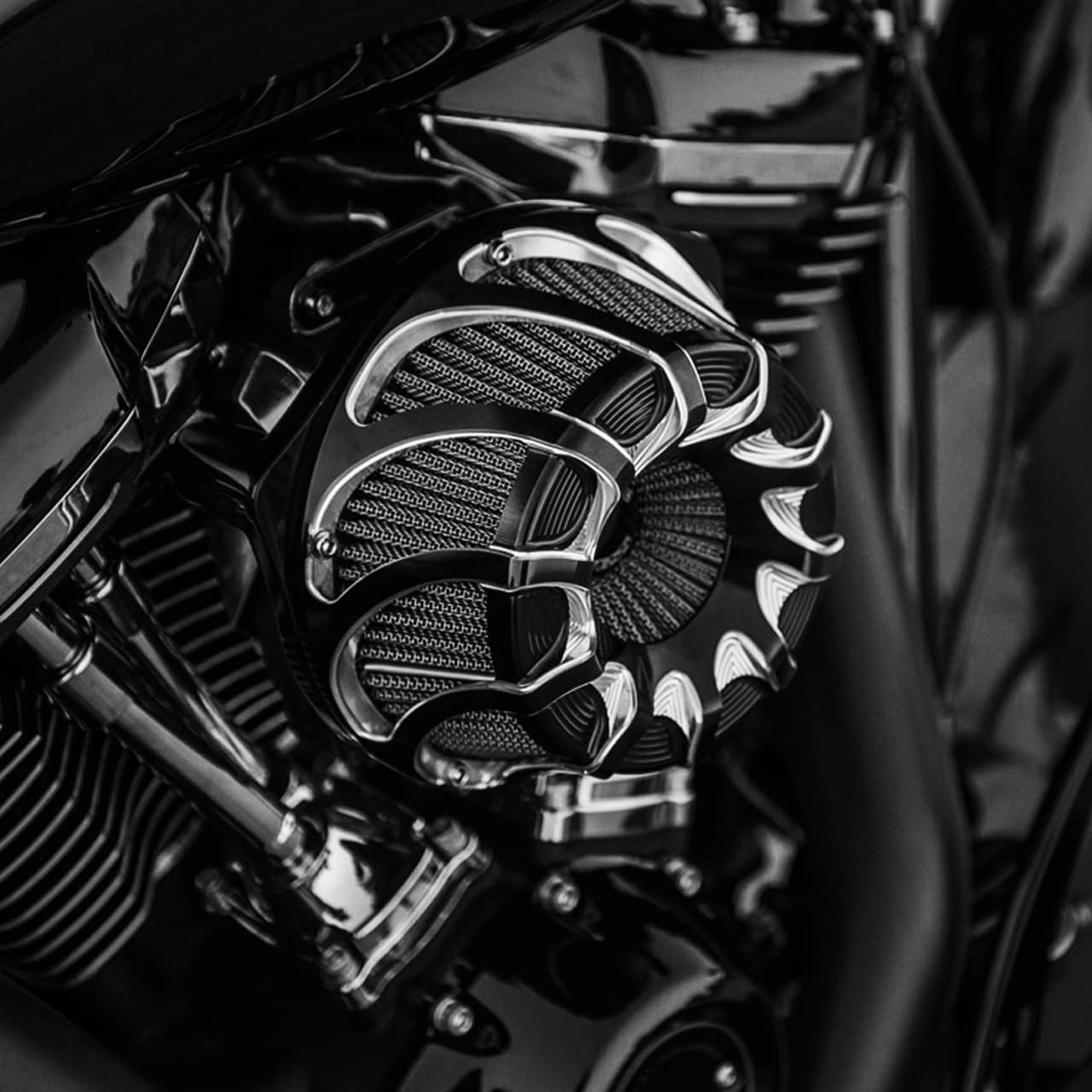 オートバイ フィルター アルミエアクリーナー ハーレー ツーリング