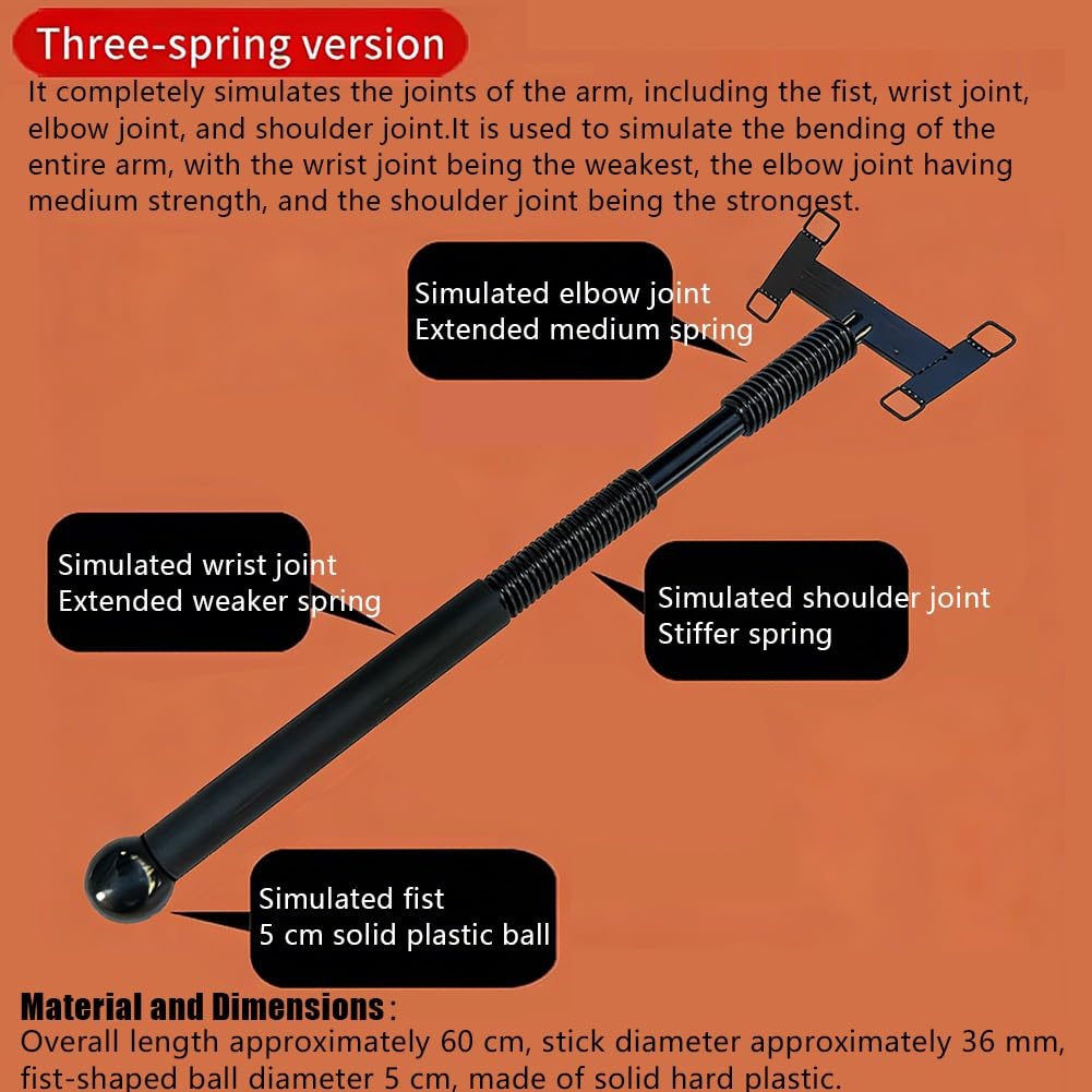 Wing Chun Wooden Dummy, Manichini Tai Chi Stick Molla, La Pratica Del Kung Fu Spinta Della Mano Allenamento, Per Sacchi di Sabbia e Oggetti Morbidi