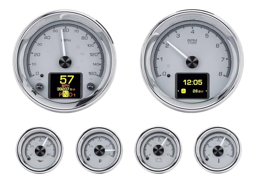 Amazon.com: Dakota Digital HDX-2024-S Universal 6 Gauge