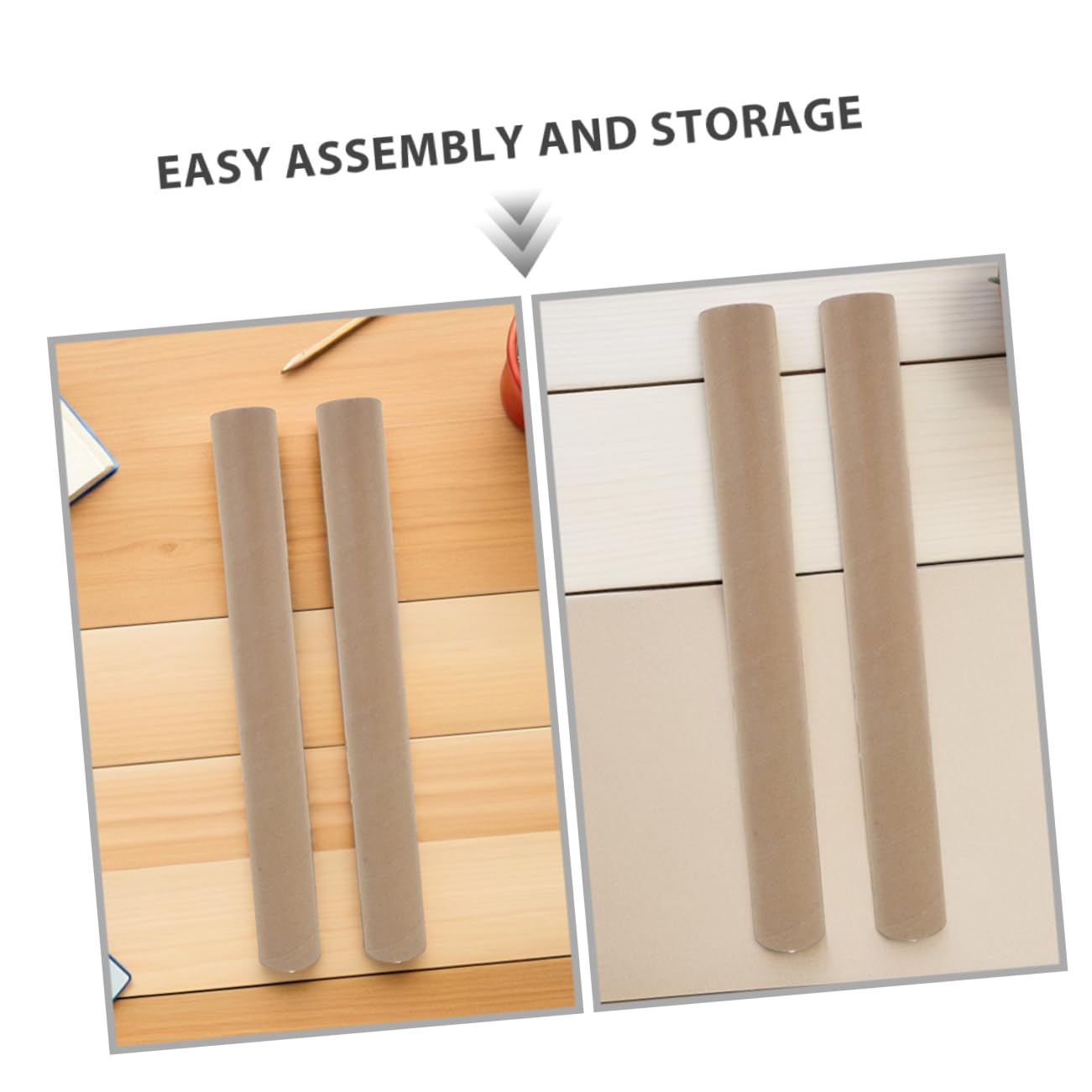 Gadpiparty 10 Pièces Tubes Carton Kraft pour Affiches Tubes Emballage Cylindriques Réutilisables Expédition pour Impressions Art et Matériel de Bureau