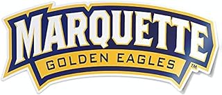 Marquette Stickers MU Golden Eagles Banner Logo Heavy-Duty Waterproof Decal for Cars, Windows, Laptops, Water Bottles, and Coolers (Marquette University)