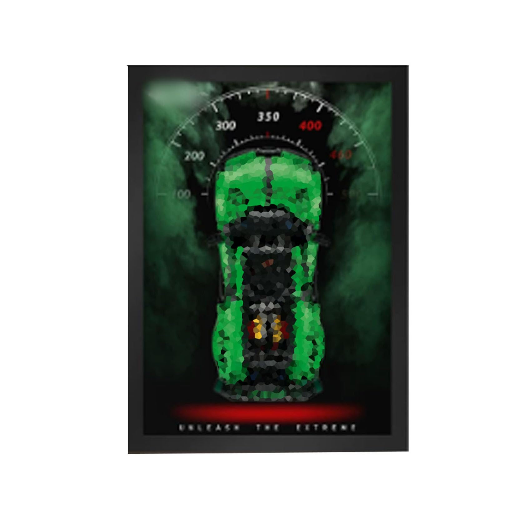 Display Wallboard for Le-go 42241 Racing Car Set, Wall photo frame, Wall Mount Display Stand (Model not Included)