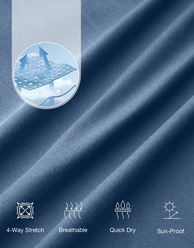 Men's Golf Shorts with 5 Pockets 11" Inseam Stretch Quick Dry Casual Work Dress Shorts for Men - Image 5