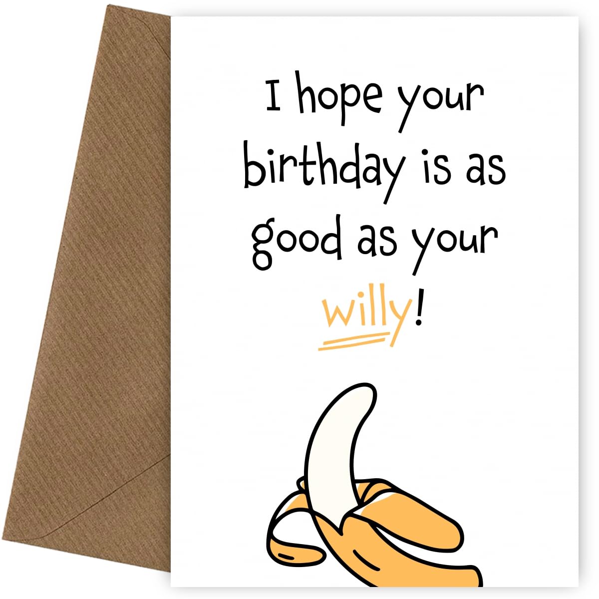 Funny Boyfriend, Husband Birthday Cards From Wife - Good As Willy