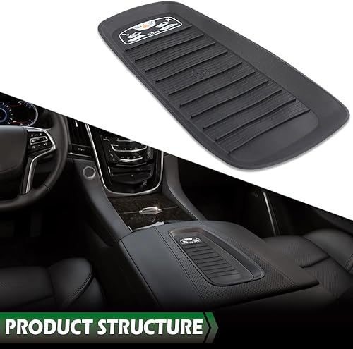 Miniatura 9 de GRAND ORANGE Almohadilla de carga inalámbrica grande compatible con 2015 2016 2017 GM OEM Cadillac EscaladeESV XL