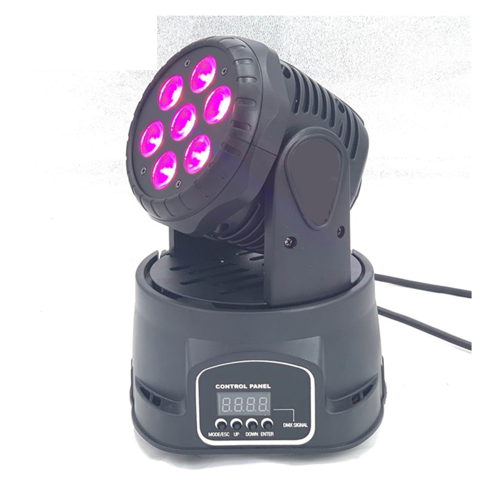 Luce da palco per DJ, LED 7x18W Mini testa mobile a LED 6in1 professionale for effetto palco for discoteca DJ musica festa club danza Uplight per Eventi