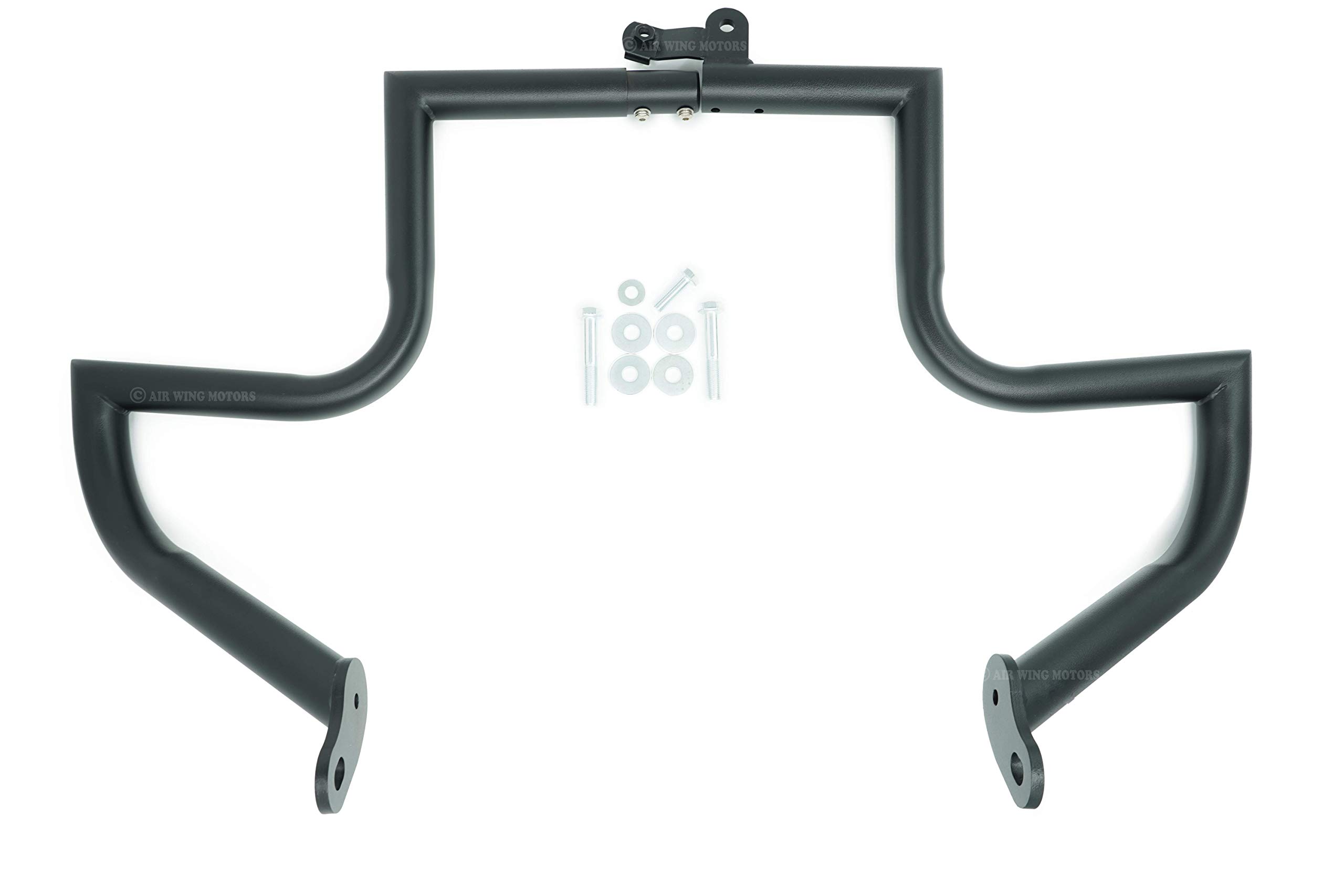 Black Engine Guard for Honda VTX 1300R VTX1300S VTX 1300C Tourer Highway Crash Bar with Foot Rest/Spot