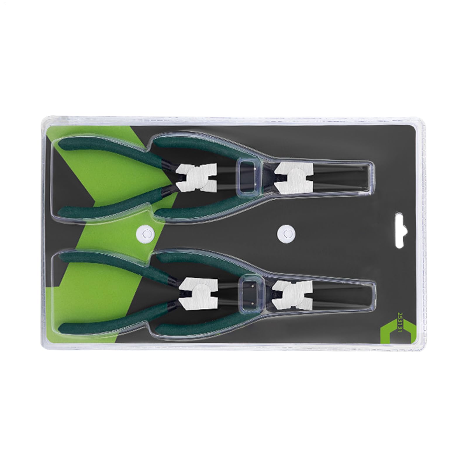 Kit de pinces à circlips 4 pièces de 18 cm avec mâchoires droites et courbées pour la mécanique