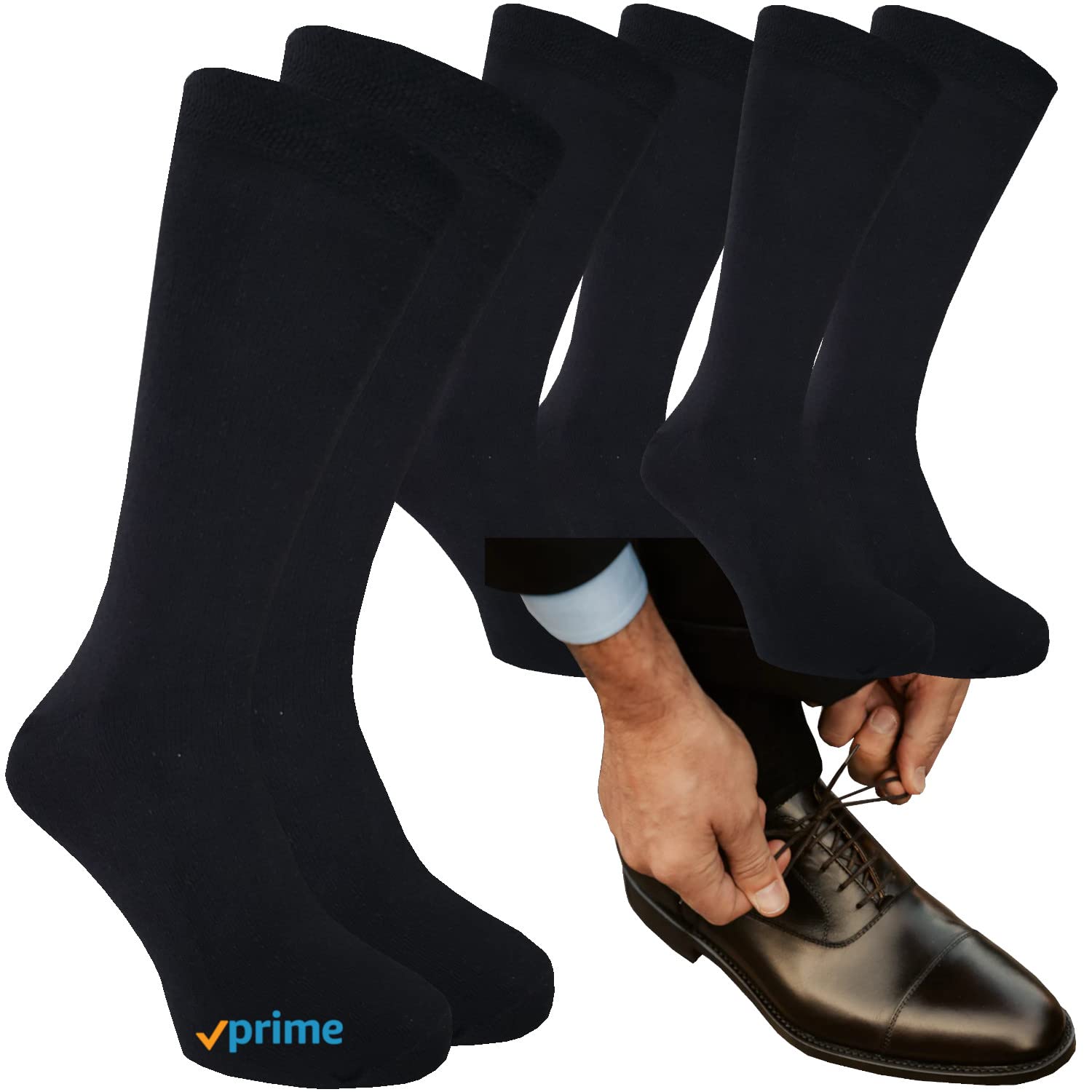 Pack Calcetines Colores Calcetines De Algodón Para Hombre | Pack 3, 6 O 12 Pares | Tallas UK 6-11 | Suaves Y Cómodos Pack Calcetines Diarios