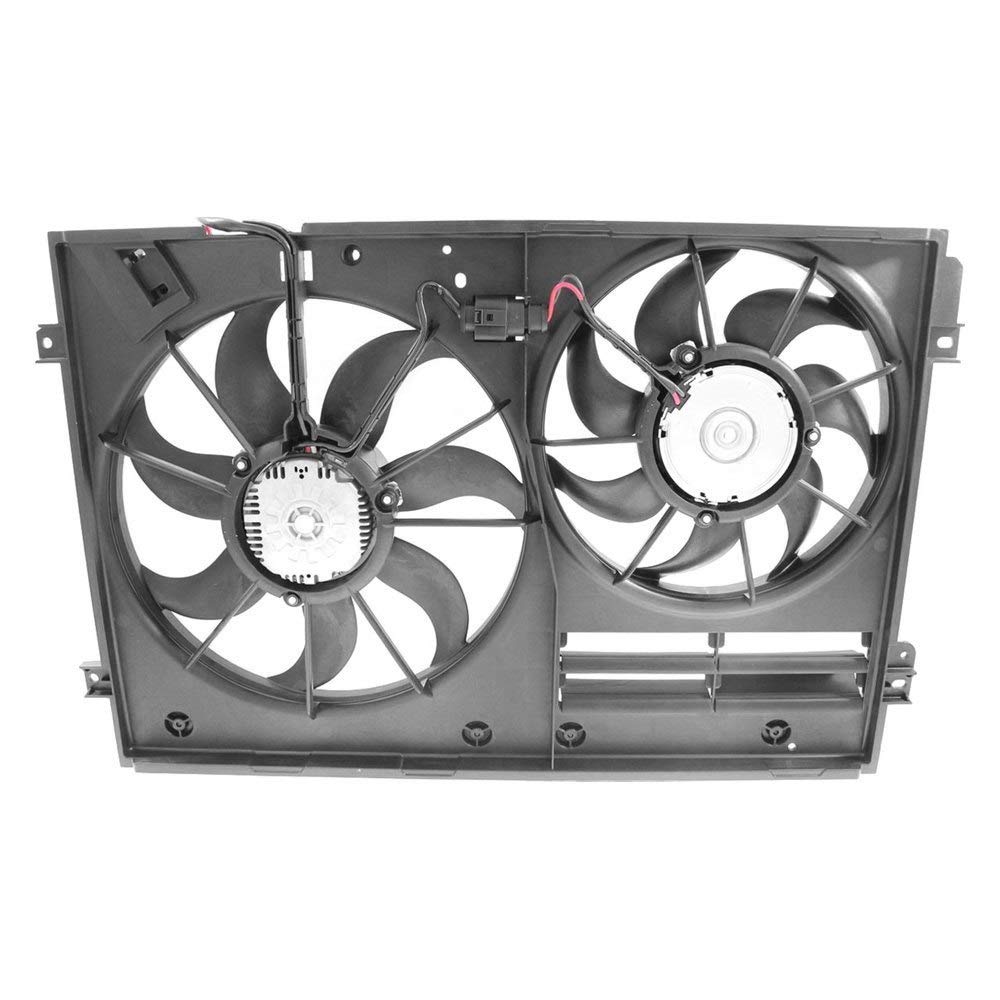Photo 1 of OE Replacement Dual Radiator and Condenser Fan Assembly VOLKSWAGEN JETTA (2011+) (TYPE 6) 2011-2014 (Partslink VW3115114)