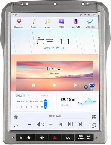 Miniatura 1 de NAKEVICH Android 11 Qualcomm Radio de coche para Ford F250 F350 F450 F650 2009-2016 actualización estéreo Tesla estilo Dash pantalla táctil Android