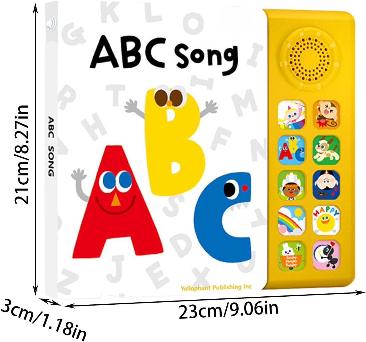 Interactive Music Book - for Assessment | Music Learning Book with Sturdy, Stylish Sound and 10 Children's Songs for Boys, Girls Home and Professionals, Utility