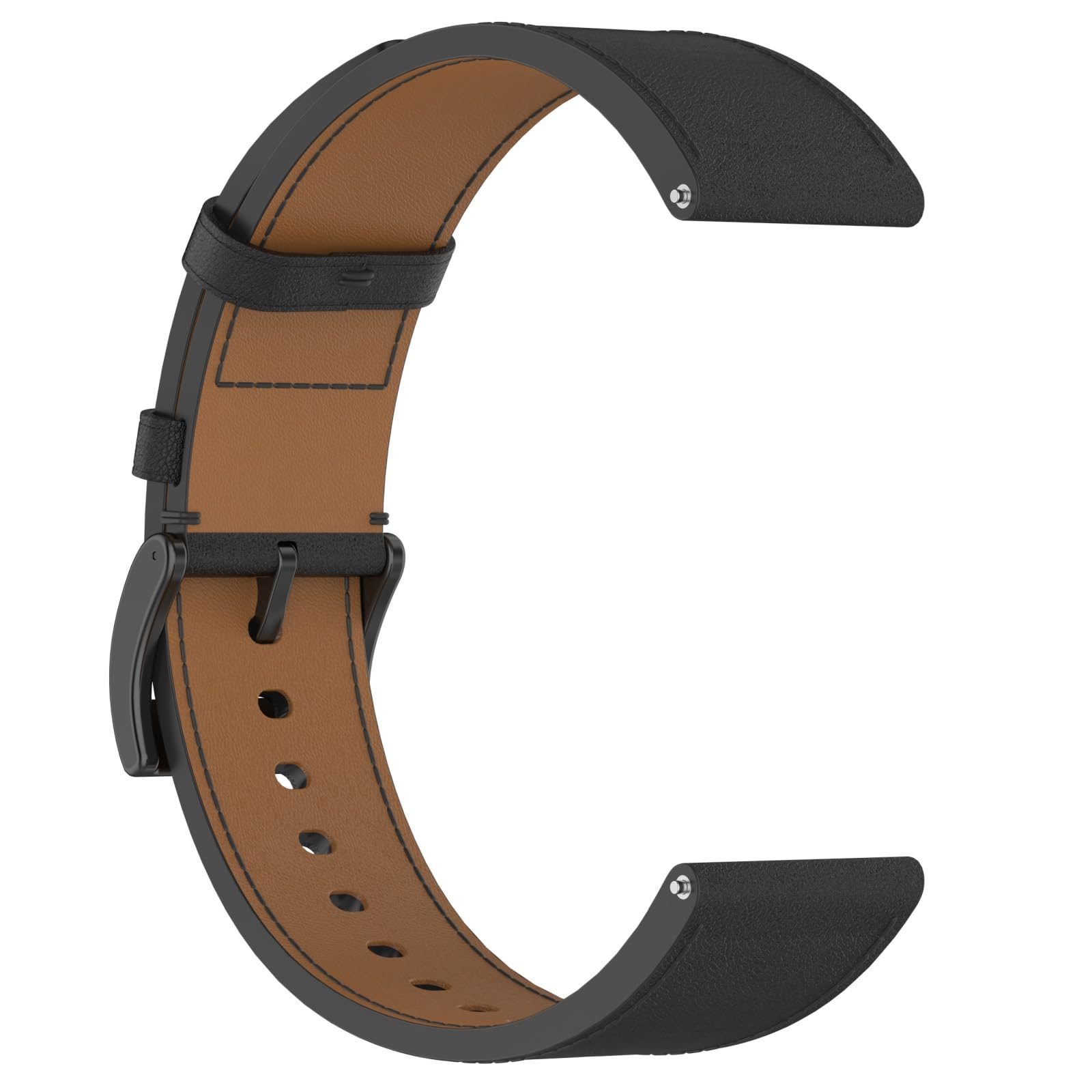Correa deportiva de piel suave de 22 mm, correa de repuesto para reloj inteligente, cómoda correa de reloj para relojes