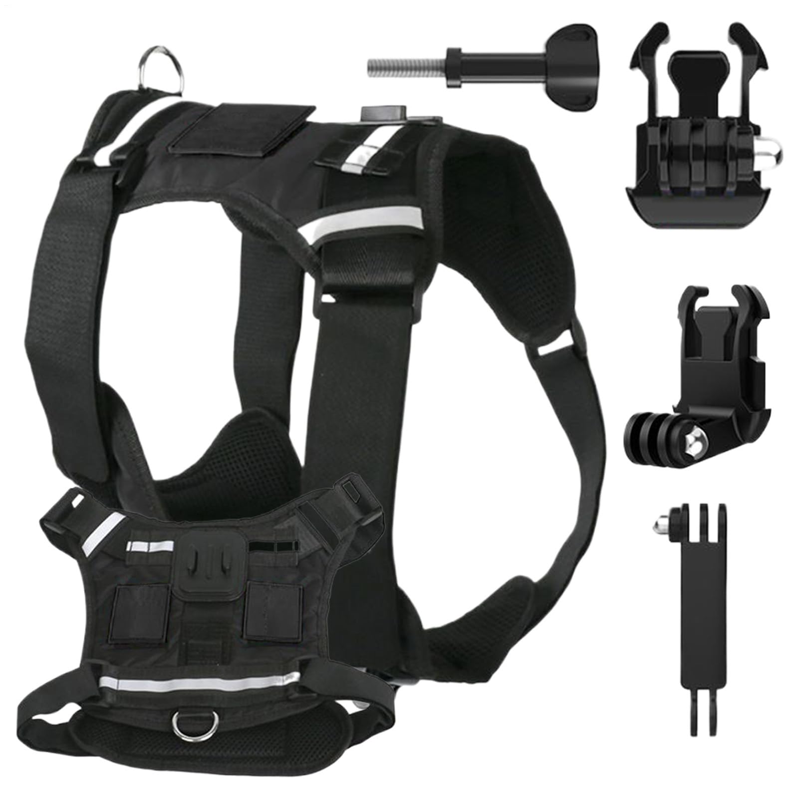Sangle de caméra pour chiot et chien lors des voyages