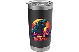 Kaiju Balloon Party Birthday Monster Movie Theme Stainless Steel Insulated Tumbler