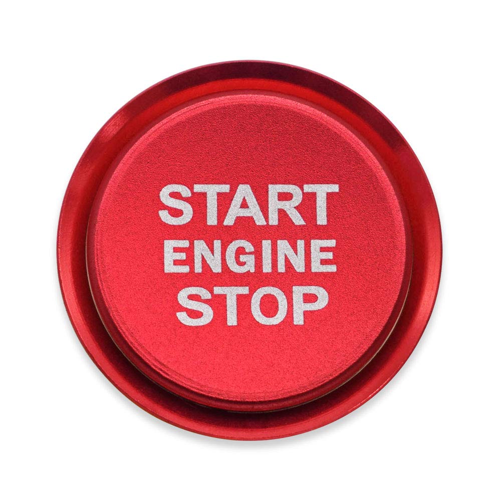 Buy Ceyes Red Engine Start Stop Switch Button Car Push to Start Button