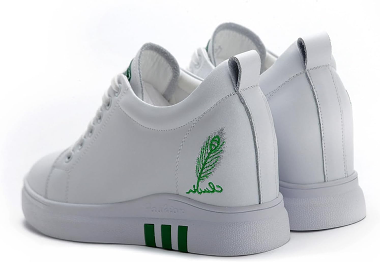 [トクとユウ] インヒールスニーカー レディース 運動靴 厚底スニーカー ウォーキング レースアップ ヒールアップ 7cm 身長アッ