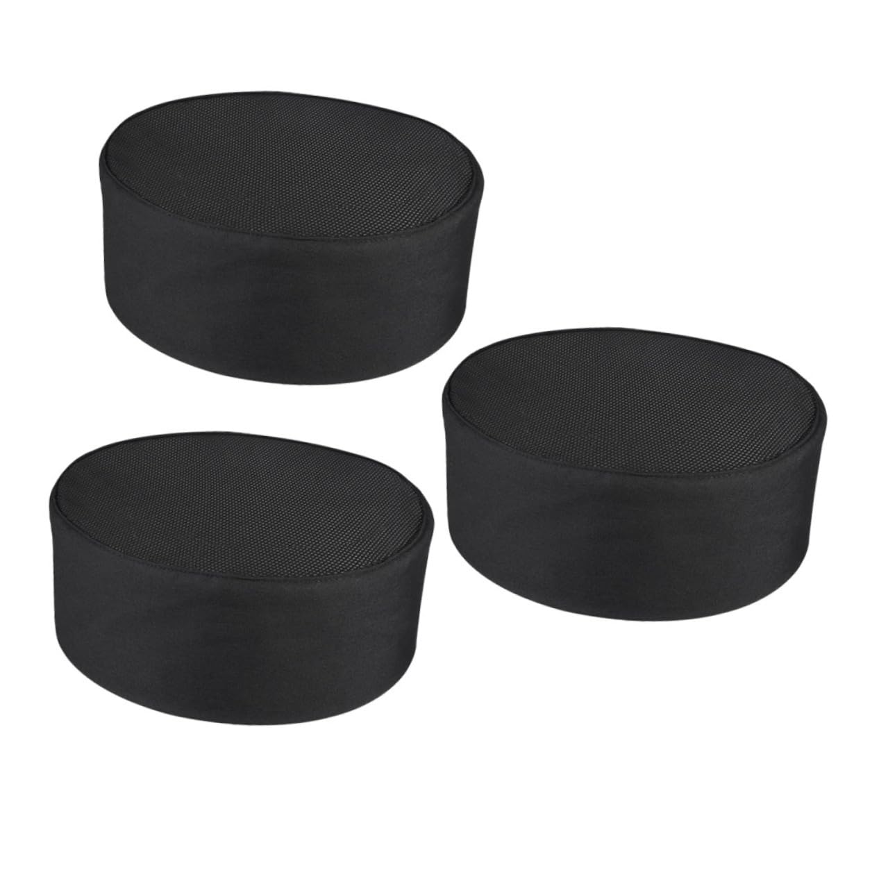 Sombrero De Cocinero Tapa De Cocción Sombrero De para Negro Gorro Cocinero Gorro Chef Gorro De Chef Gorras De Cocinero Transpirables Ropa De Algodón Black