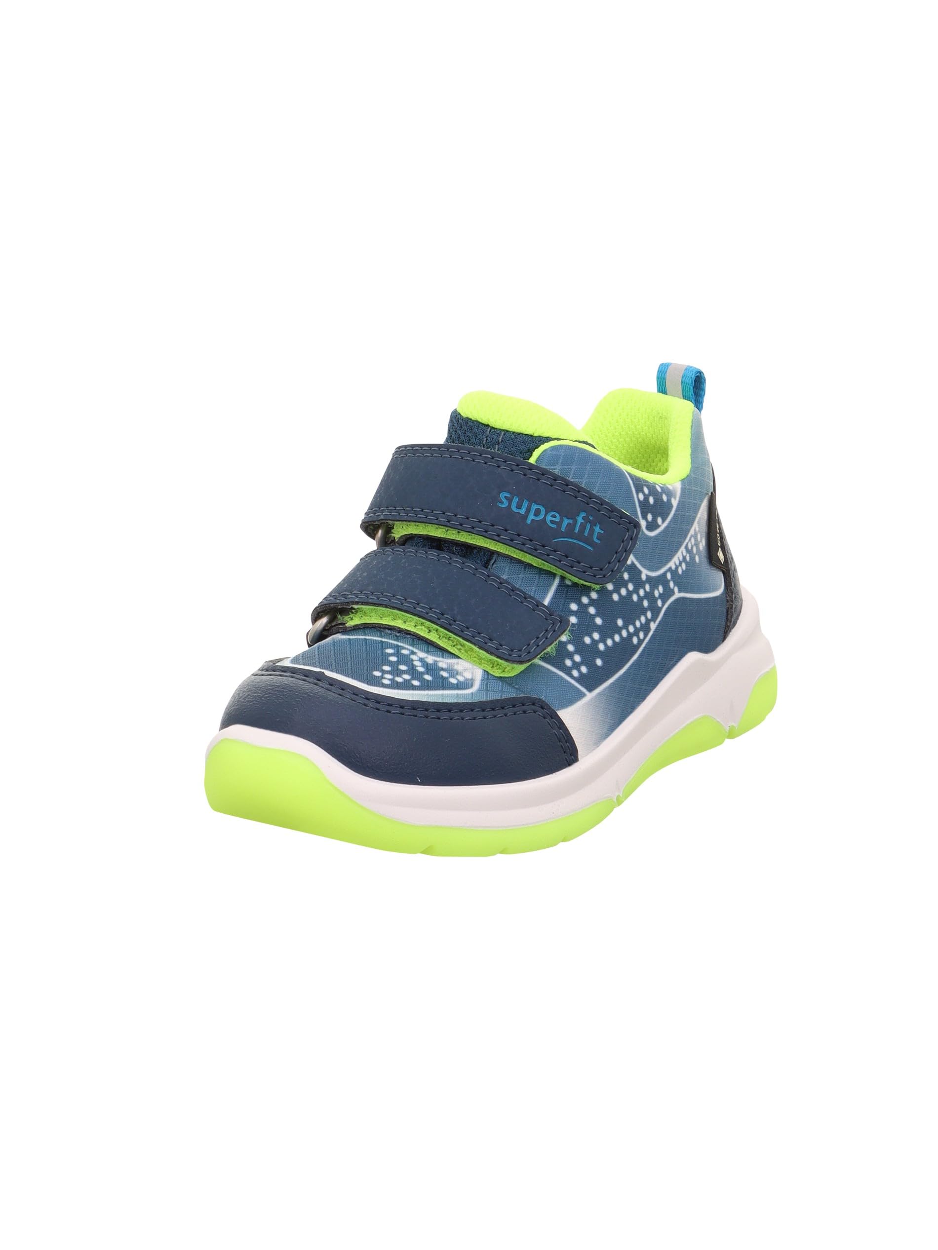 Superfit Boys' Cooper Gore-Tex Trainers, Blue Yellow 8000, 4.5 UK Child