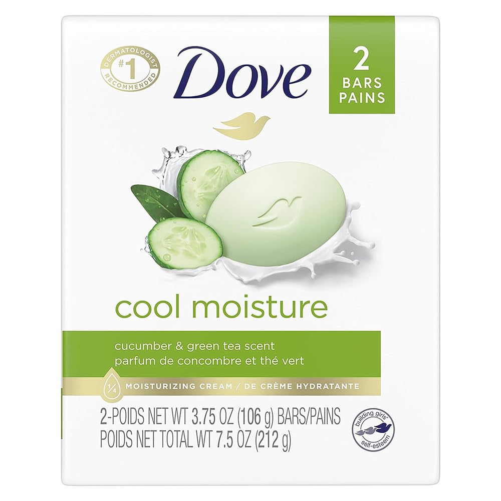Amazon.com : Dove Go Fresh Beauty Bar Cucumber and Green Tea 2 4