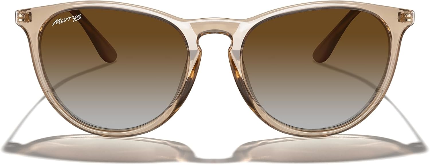 MERRY'S Vintage Polarized Sunglasses for Women Men Retro Round Mirrored Lens Sun glasses UV400 - Image 2