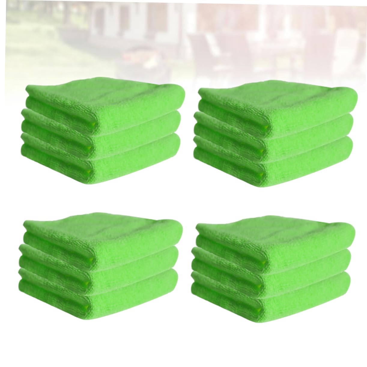 Alipis Panno per Lavare Piatti in Microfibra 12 Pezzi Verde