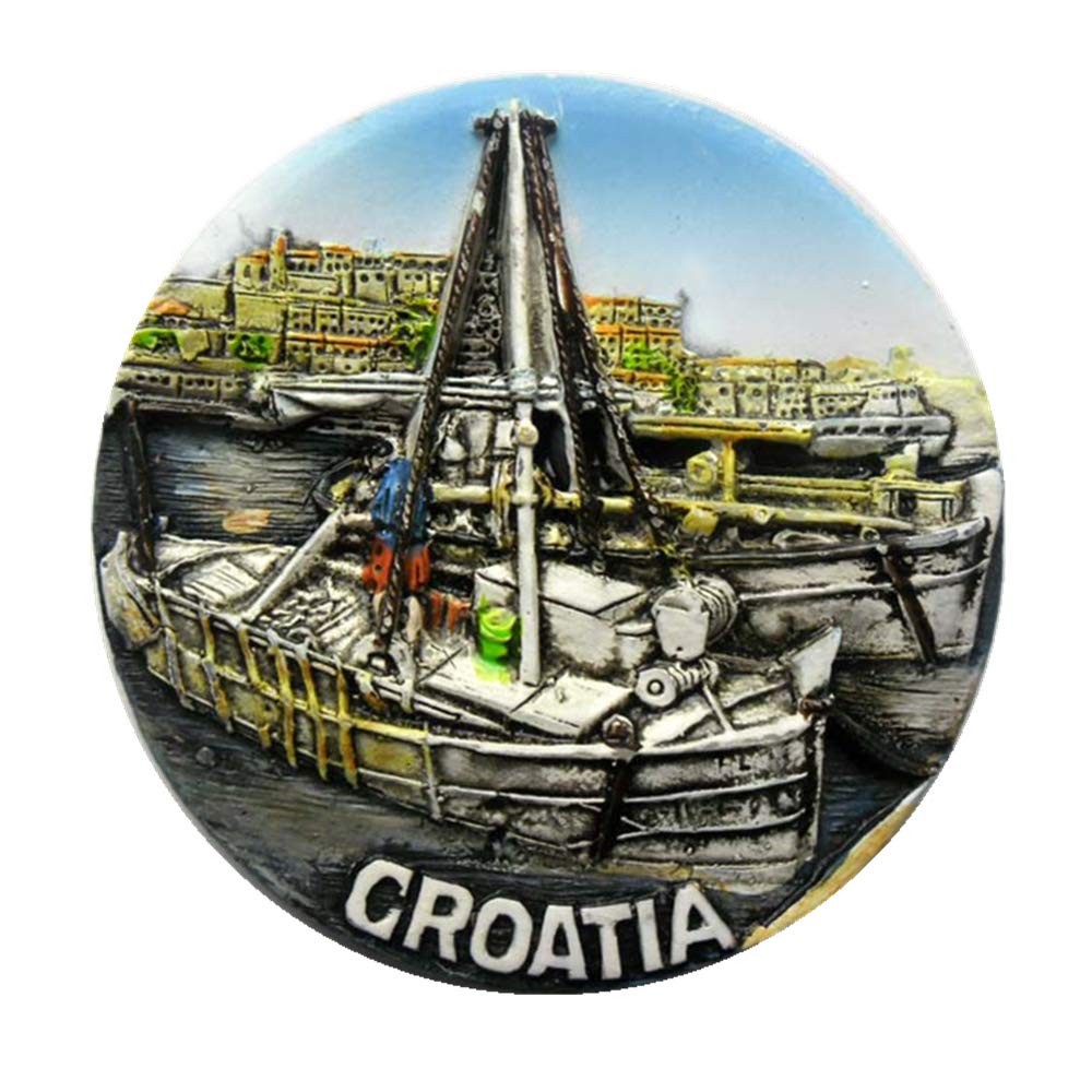 Muyu Magnet Souvenir 3D Croatia fridge ,Home & kitchen decoration, Croatia refrigerator