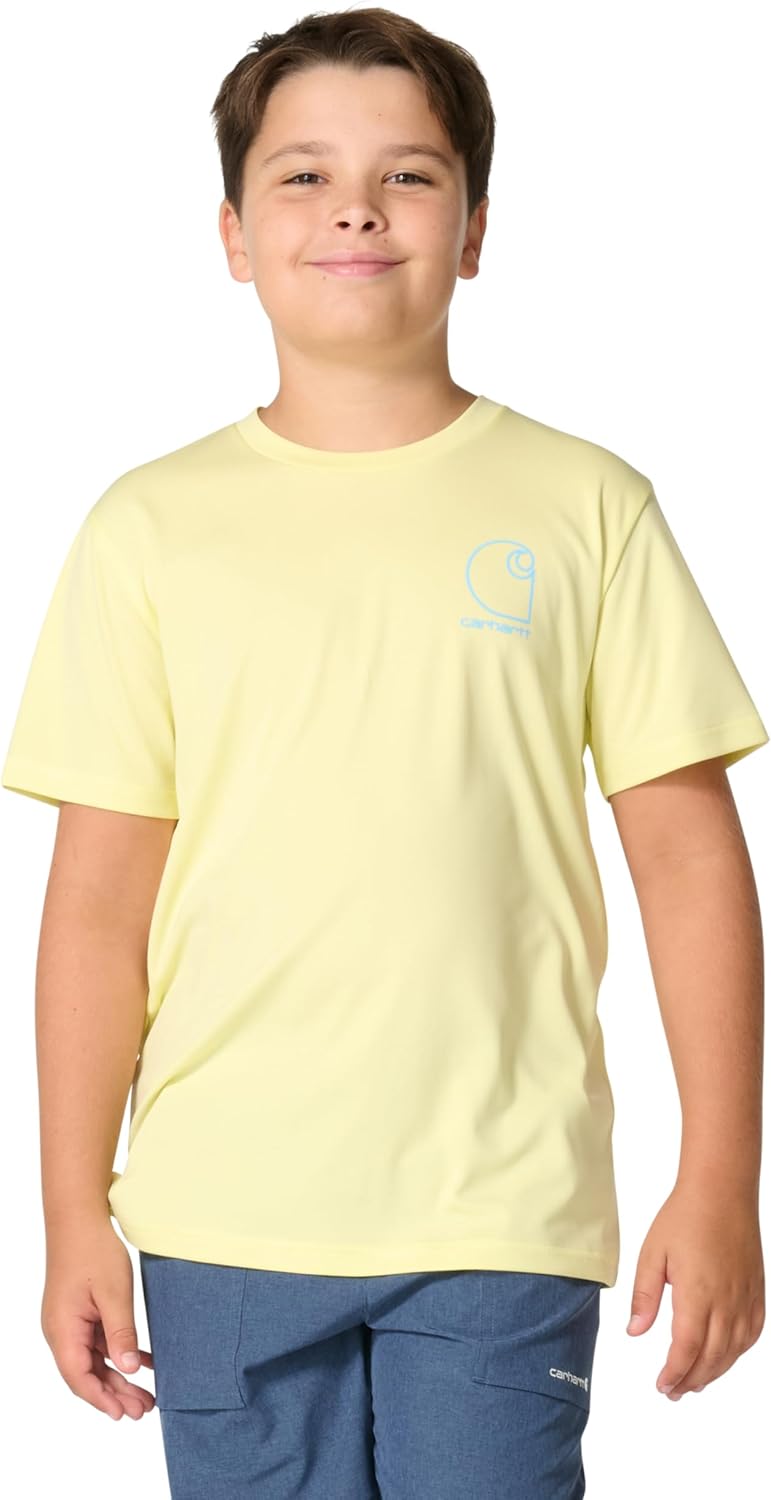 Carhartt Kid's CA6696 Short-Sleeve Force® Sun Defender T-Shirt - Boys