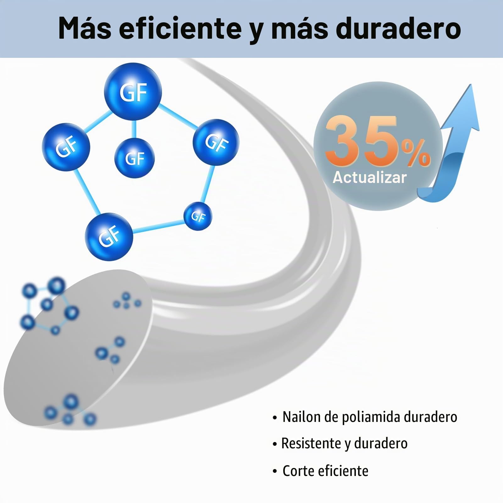 6 Bobinas de hilo de repuesto para LIDL Parkside, bobinas de repuesto para desbrozadora LIDL Parkside PRT 550 A1, PRT 550 A2, PRT 550 A3, PRT 550 A5, PRTA 20-Li B2, PRTA 20-Li C3