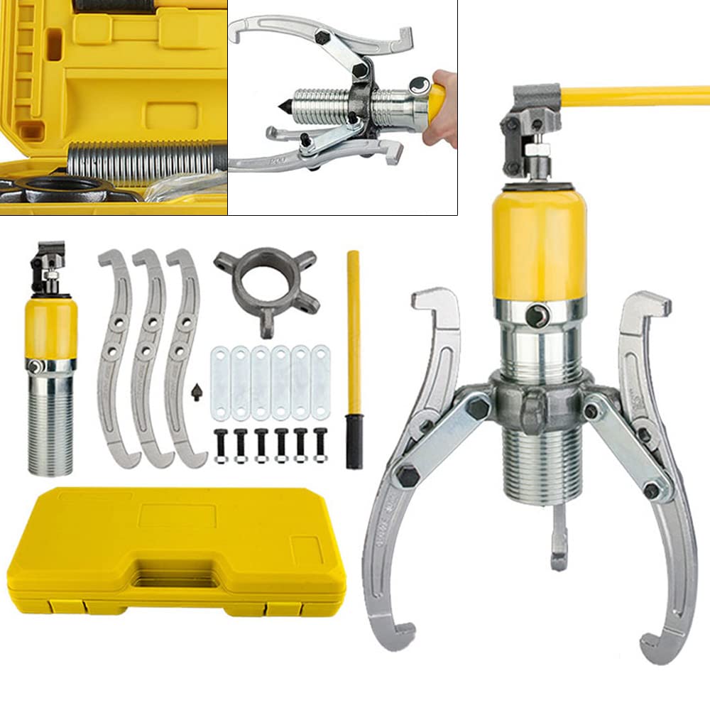 Extractor hidráulico, extractor hidráulico 20T, extractor de bujes de rueda con 3 brazos, adecuado para extraer bujes, bridas, engranajes y rodamientos.
