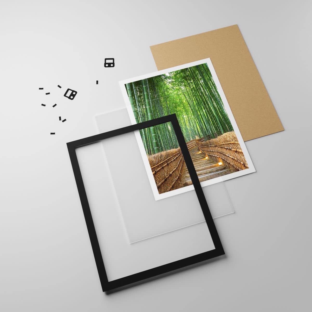 ARTTOR Poster Wandbild Kunstdruck 50x70cm Landschaften Wald - 3979 - P2B