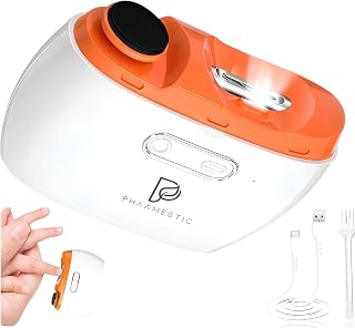 Electric Nail Clipper, Nail Trimmer, Upgraded with Nail Grinder for Women, Safe & Easy to Use for Seniors and All People