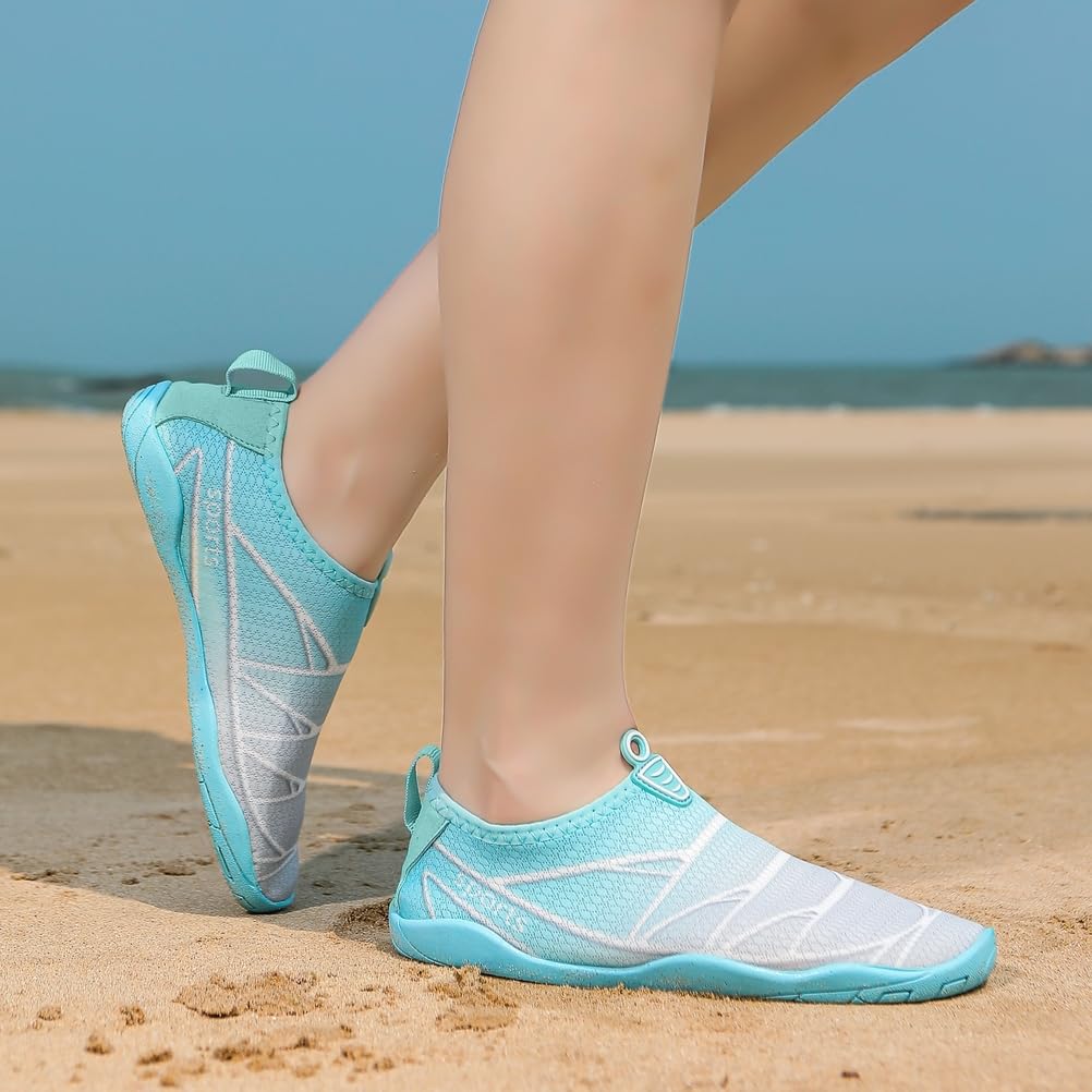 Zapatos Pies Descalzos Secado Rápido para Hombre Mujer, Ligeros Malla Zapatillas Acuáticas para Playa, Natación, Piscina, Senderismo, Actividades Deportivas