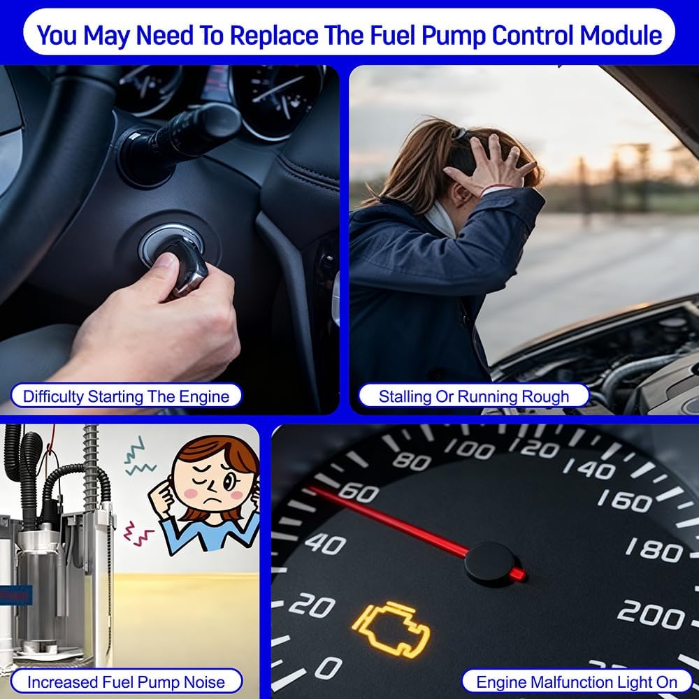 Car Fuel Control Module for Audi A4 A5 A6 A7 Q5 RS5 S4 S5 S6 S7| Replaces# 4G0906093B 4G0906093D 4G0906093F 4G0906093H