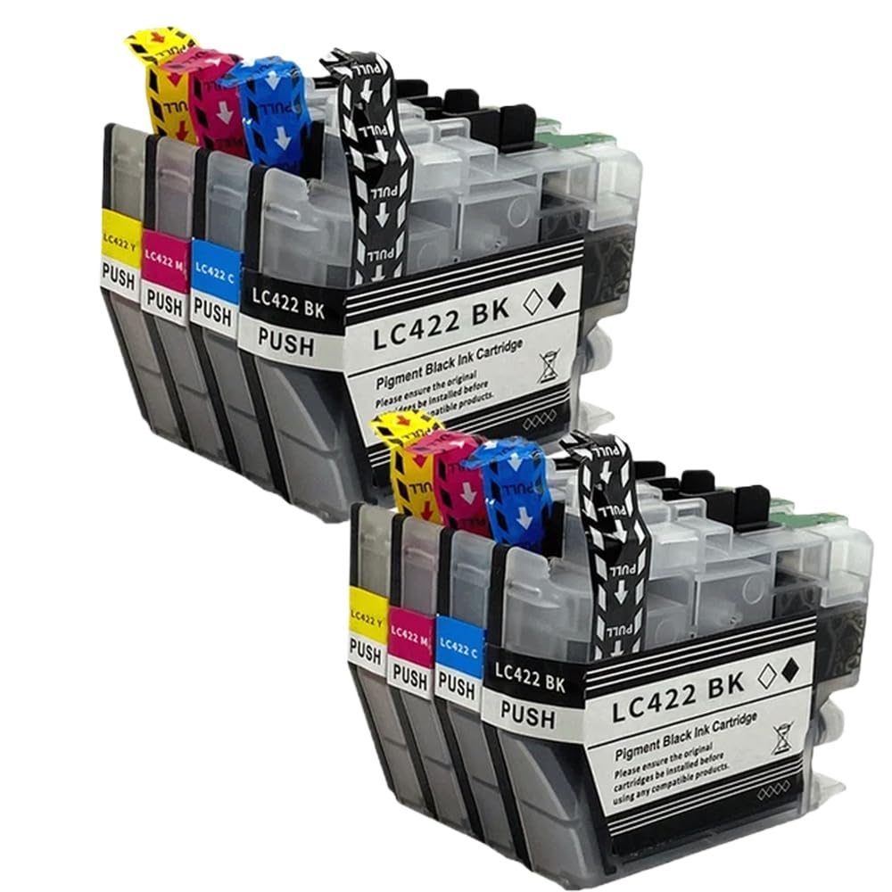 Cartouche d'encre LC422 de rechange pour imprimante jet d'encre MFC J5340DW J6940DW J5740DW - 2
