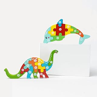 Comprar Puzzles - Animales con NÚMEROS - Dinosaurio, Multicolor (6162800270021)