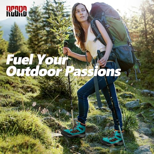 Image of R CORD Hiking Boots Women Waterproof Womens Hiking Boots for Outdoor Trekking Camping Trail Outdoor Hiking Shoes for Women