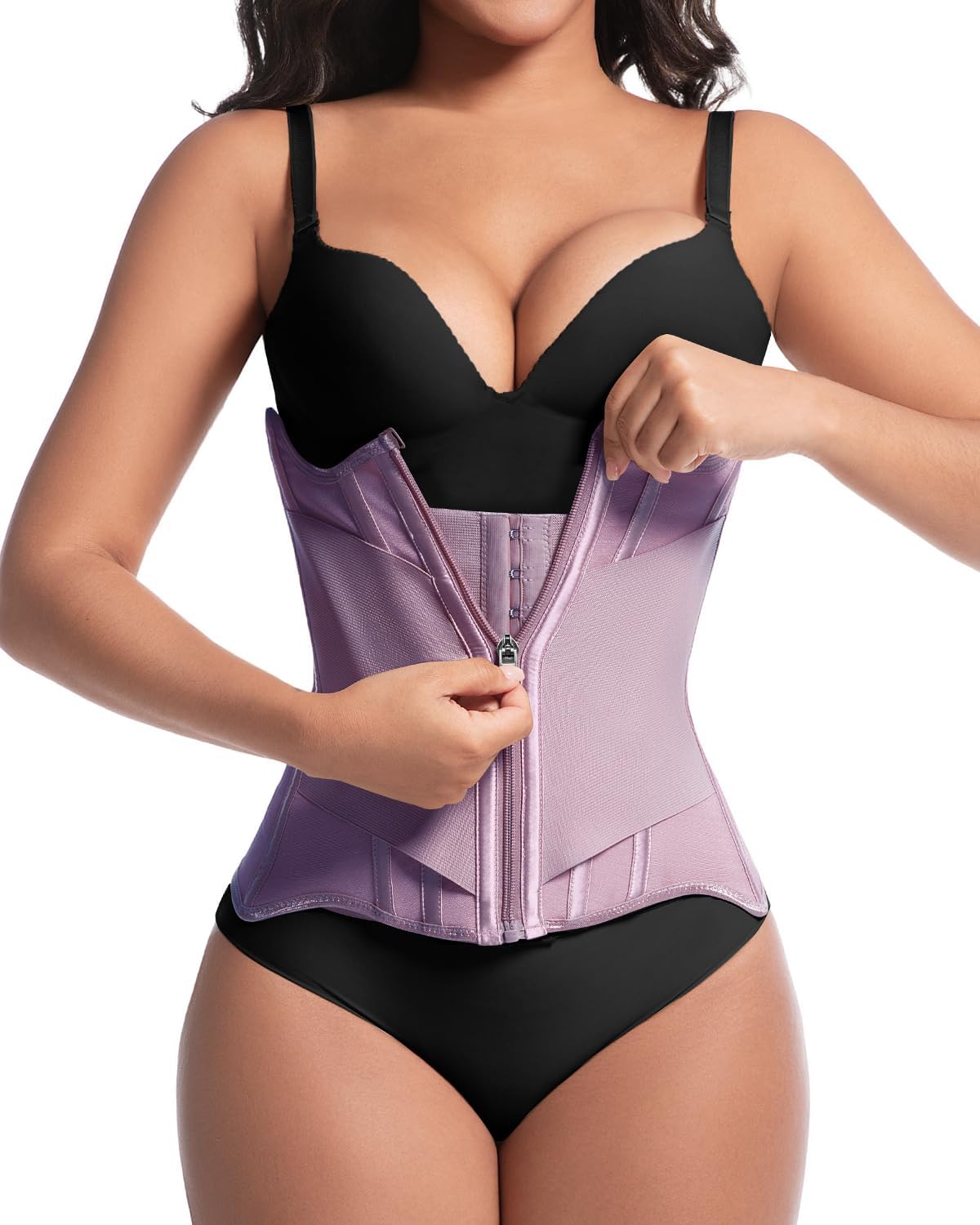 Waist Trainers for Women for Daily Wear, Faja Body Shaper Corset with Tummy Control for Workouts, Postpartum Recovery