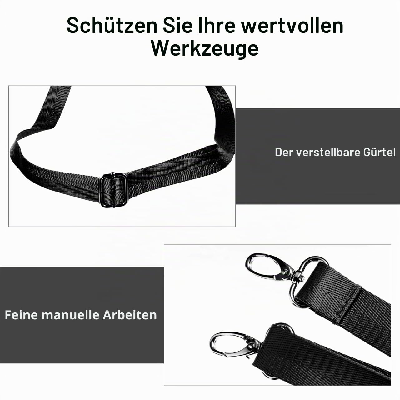 Ipetboom Friseurtasche Mit Verstellbarem Gürtel Große Kapazität Scheren Tasche Für Friseure Salon Werkzeugtasche Aus Rindsleder Für Haarschneidewerkzeuge