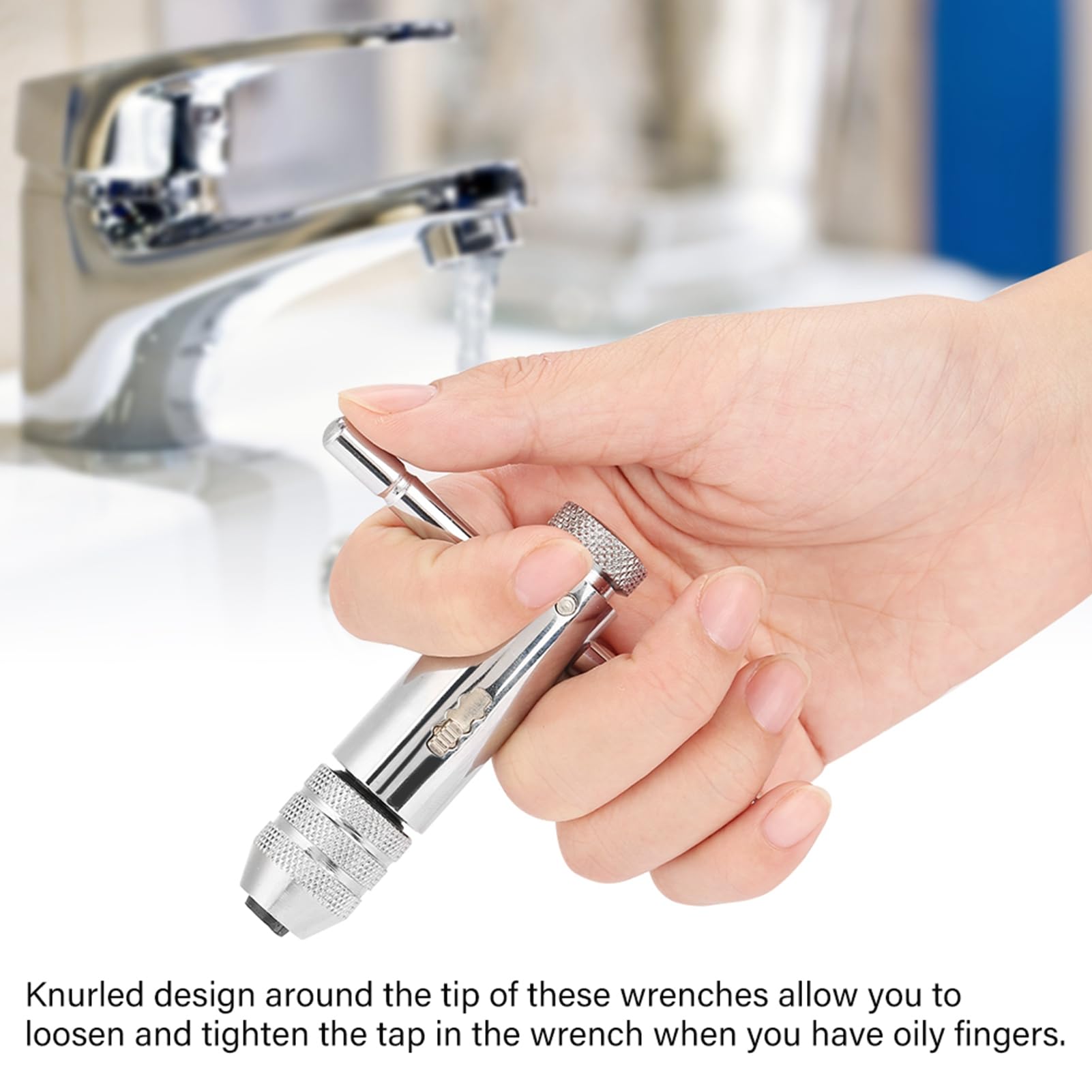 QANYEGN Ratchet T Handle Tap Wrench, Adjustable T Bar Handle Ratchet Tap Wrench M3 M8 / M5 M12 for Tap and Die Se (M3-M8)