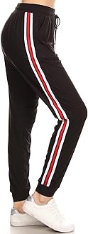 LA12ST Jogger Pants for Women Womens Sweatpants Drawstring Pockets Soft Workout Yoga Lightweight Lounge Pants
