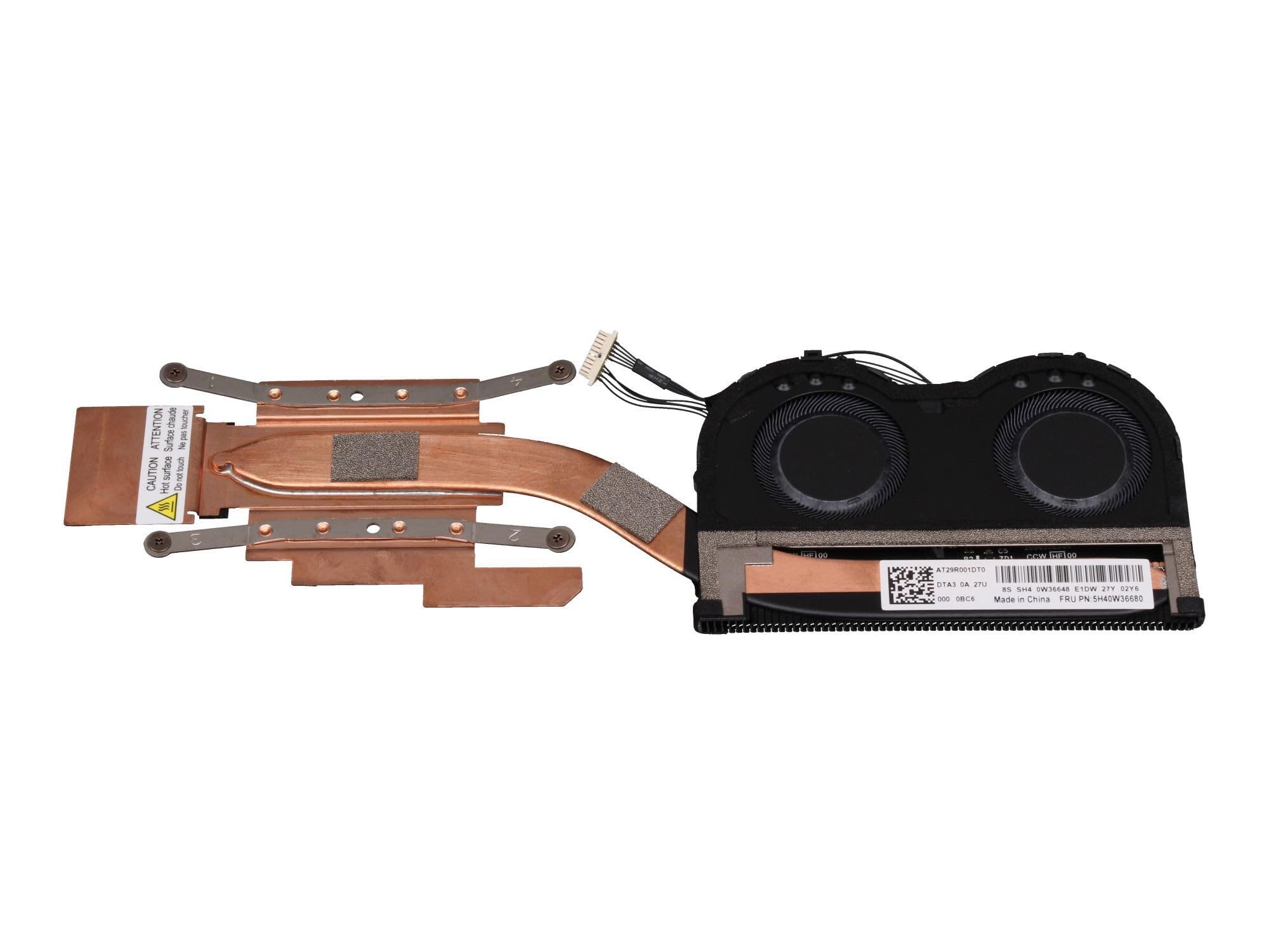 5H40W36681 original Lenovo ventilateur incl. refroidisseur (UMA) pour ThinkPad X1 Carbon Gen 11 (21HM/21HN)
