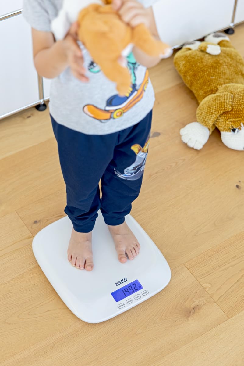 KERN MBF 100K-2 - Bilancia per bambini e bambini con funzione genitore-figlio, leggibilità [d]: 0,01 | 0,05 kg, portata massima di pesata: 20 | 100 kg