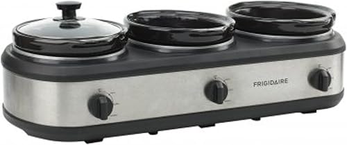 Miniatura 3 de FRIGIDAIRE ESC3105-SS Servidor de buffet de triple olla de cocción lenta, INOXIDABLE, 3x2.5QT