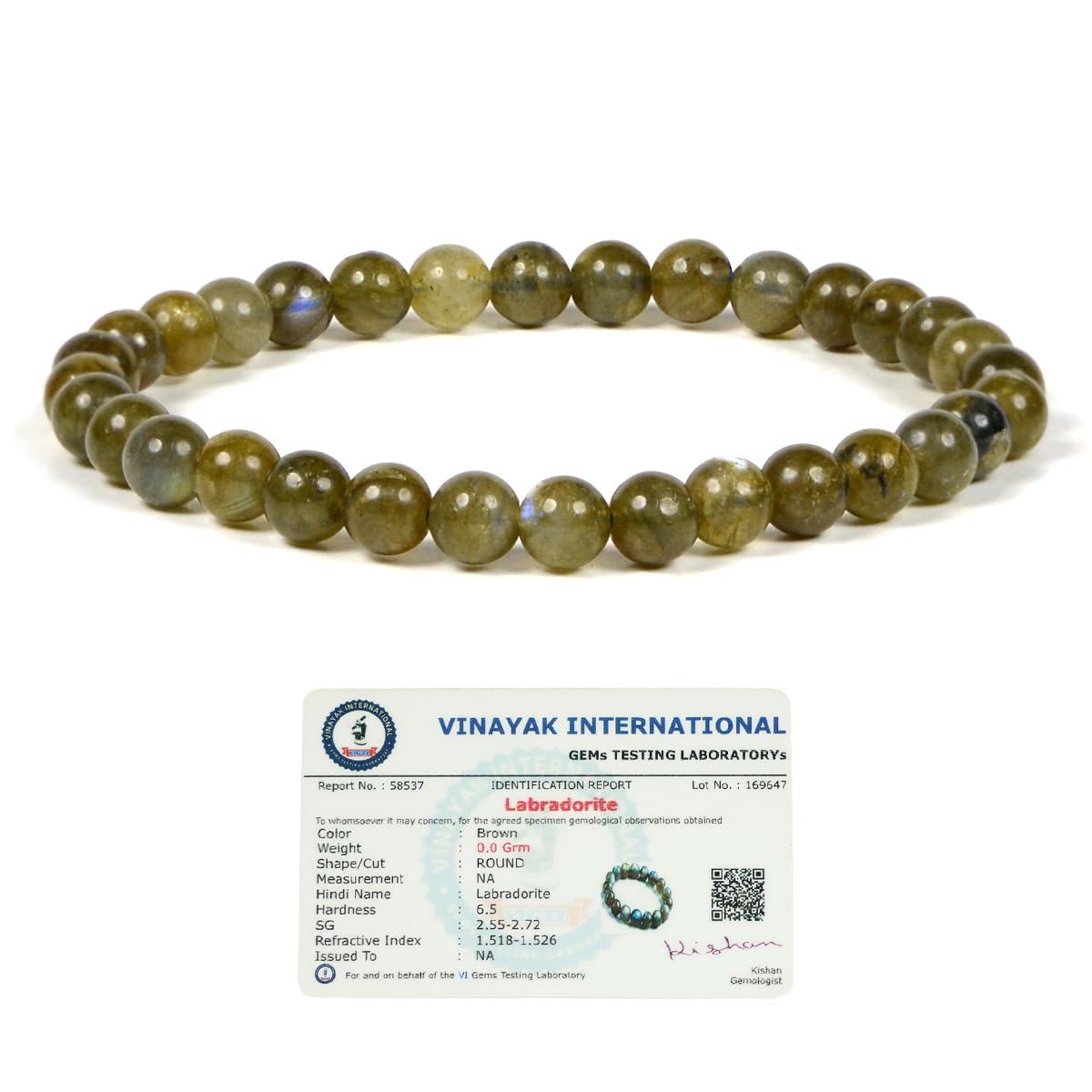 Reiki Crystal Products Certified Labradorite Bracelet Reiki Healing Crystal Stone 6 mm Bracelet, Charged By Reiki Grandmaster & Vastu Expert For Unisex Adult (B09TF8RR59) Amazon Price History, Amazon Price Tracker