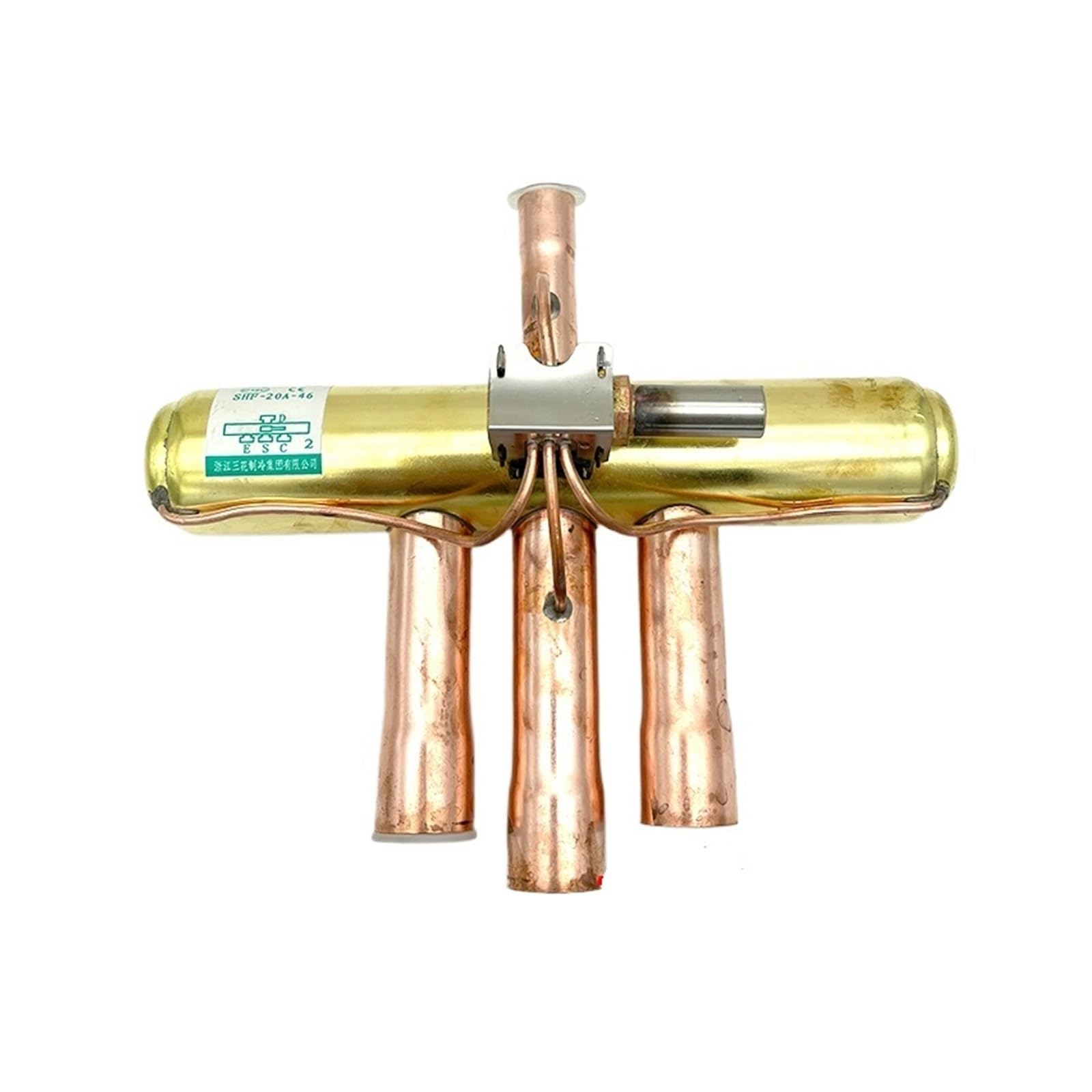 Genterun 5P Wireless Circle Air Conditioner Four-Way Reversing Valve 1P1.5p3p5p10p20p Air Conditioner Four-Way Valve Solenoid Valve Coil(5P Wireless Circle)